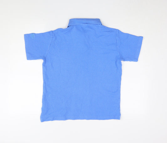 Cotton Traders Men's Blue Polo Shirt, Size S, Casual