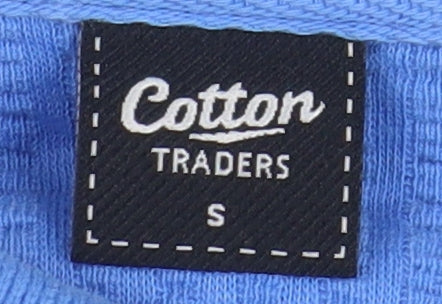 Cotton Traders Men's Blue Polo Shirt, Size S, Casual