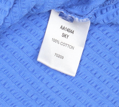Cotton Traders Men's Blue Polo Shirt, Size S, Casual