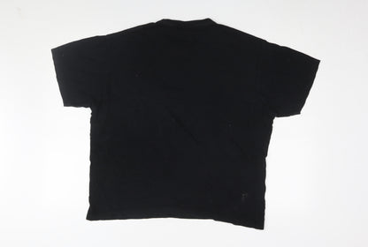 Unisex Adults UK Size XL Roly Black Basic T-Shirt