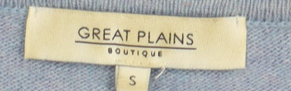Womens UK Size S Great Plains Blue Pullover Jumper