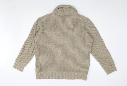 Marks and Spencer Men's Beige Pullover Jumper Large