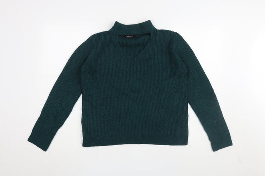 Jean Pascale Women's Green Pullover Jumper, Size S