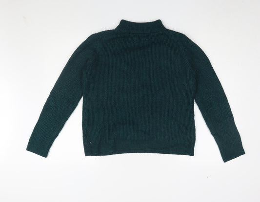 Jean Pascale Women's Green Pullover Jumper, Size S