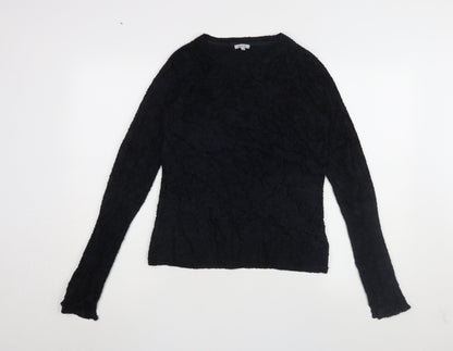 Jigsaw Women's Black Pullover Jumper M Long Sleeve