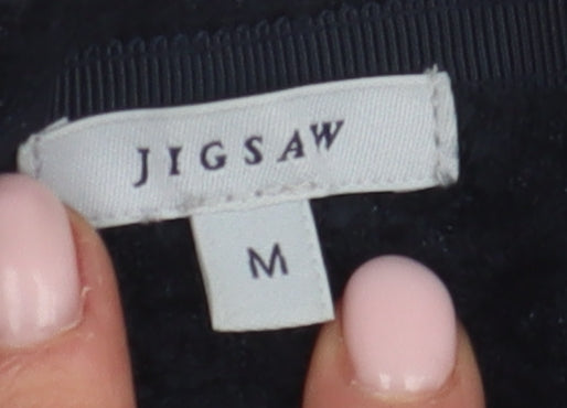Jigsaw Women's Black Pullover Jumper M Long Sleeve