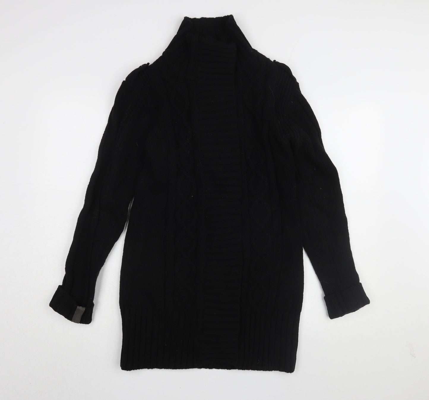 Womens UK Size 12 Golddigga Black Basic Jacket