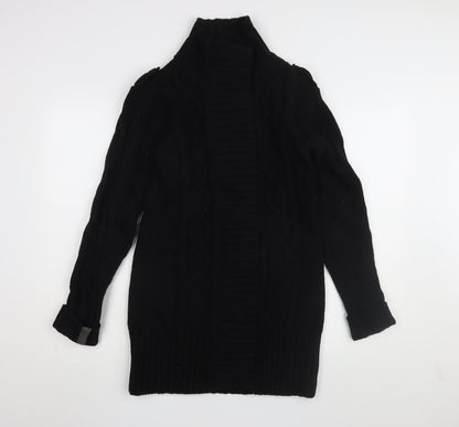 Womens UK Size 12 Golddigga Black Basic Jacket