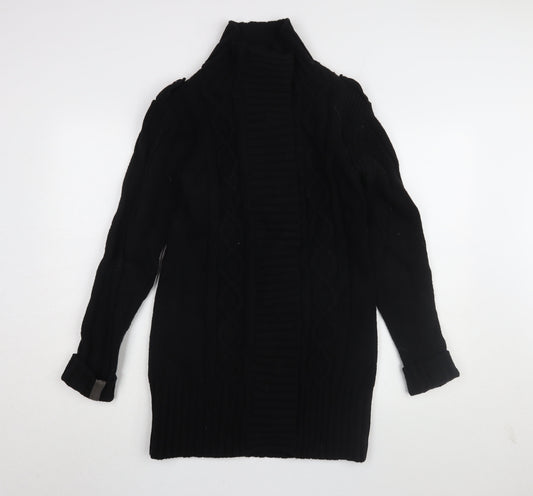 Womens UK Size 12 Golddigga Black Basic Jacket