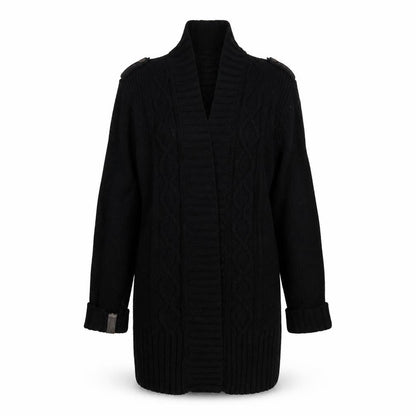 Womens UK Size 12 Golddigga Black Basic Jacket
