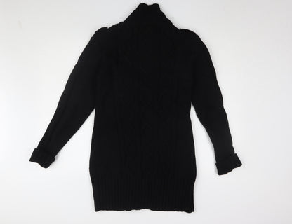 Womens UK Size 12 Golddigga Black Basic Jacket