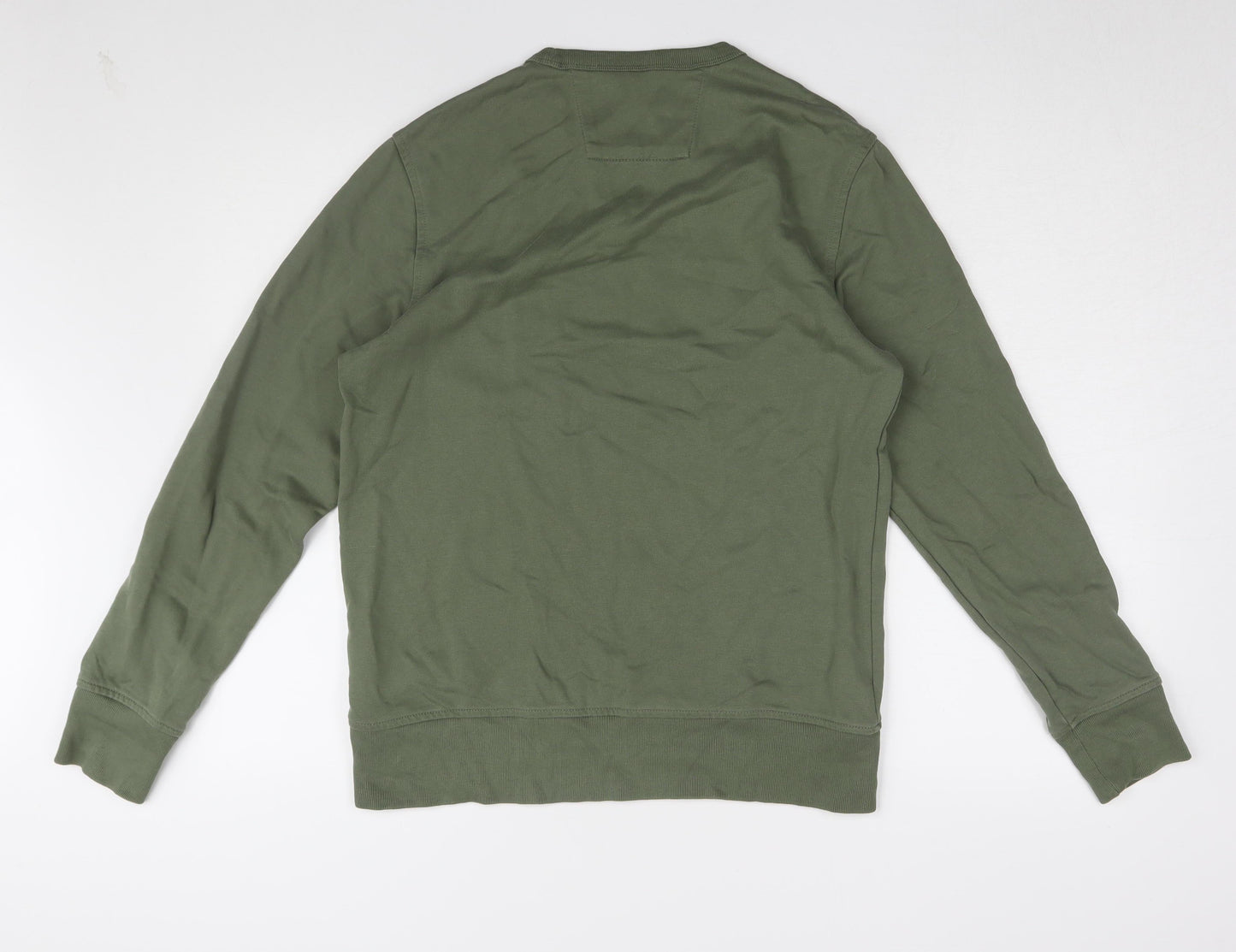 Mens UK Size S Banana Republic Green Pullover Sweatshirt
