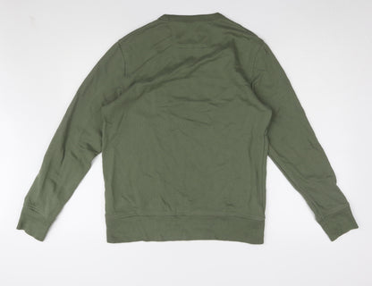 Mens UK Size S Banana Republic Green Pullover Sweatshirt