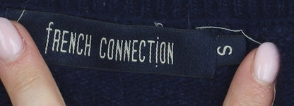 Womens UK Size S French Connection Black Pullover Jumper