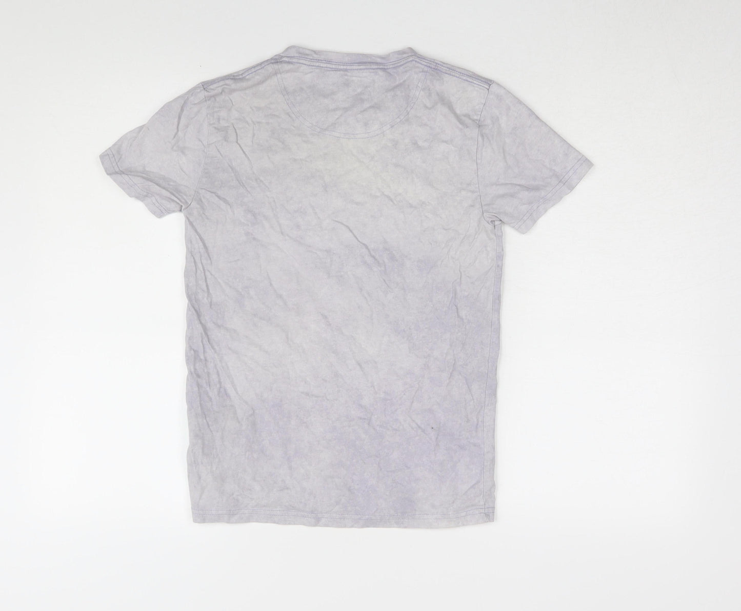 Hollister Boys Grey Cotton T-Shirt XXS Basic Logo Top