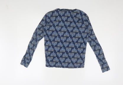 Gap Girls Blue Graphic Print Long Sleeve T-Shirt, 14 Years