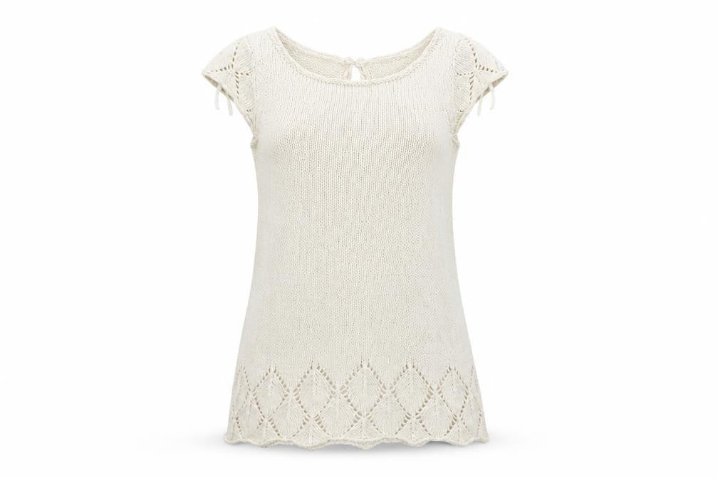 Womens UK Size M Old Navy Ivory Basic T-Shirt