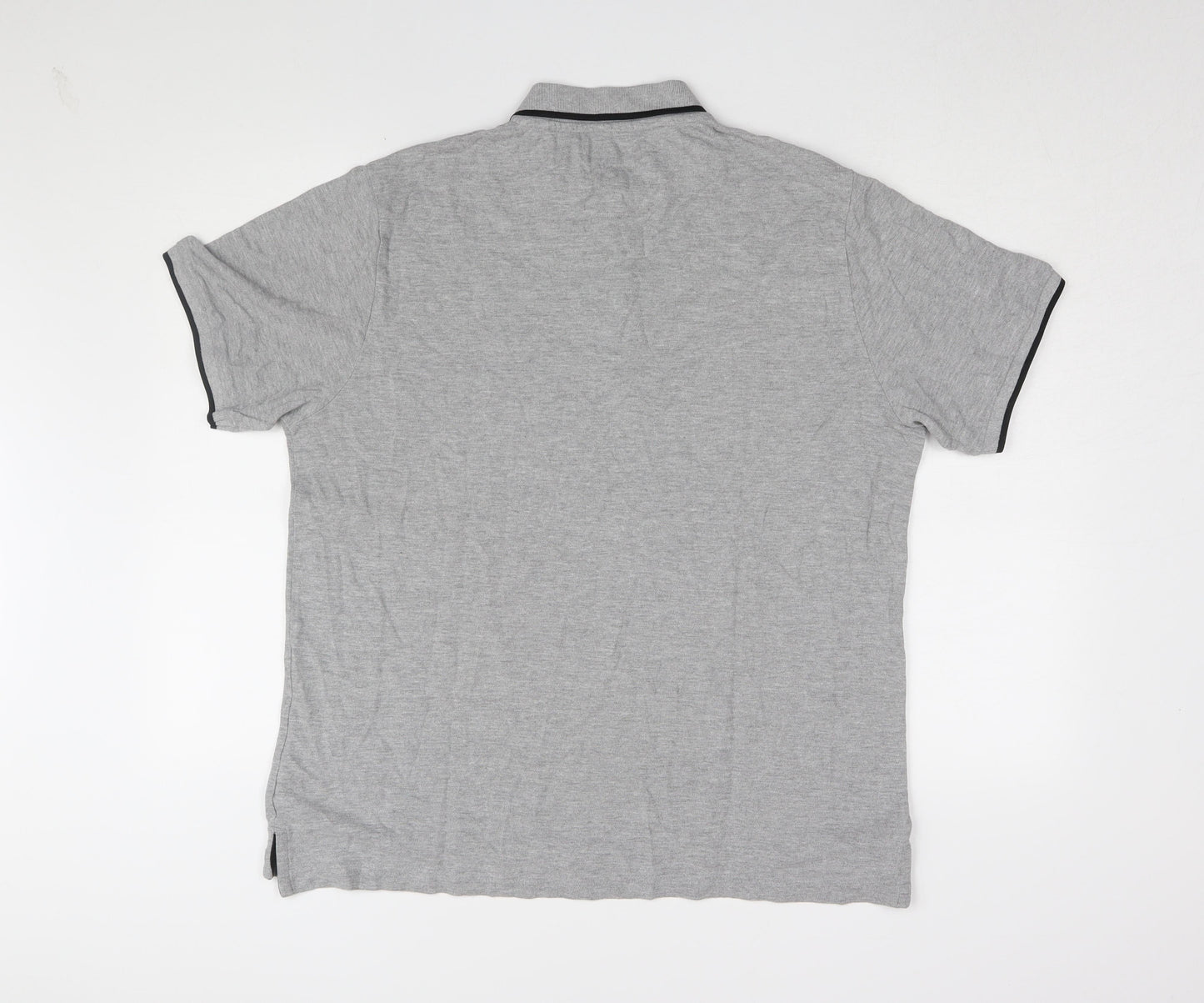 Pierre Cardin Men's Grey XL Polo Shirt Short Sleeve