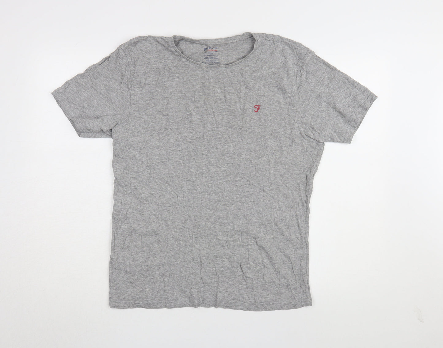 Mens UK Size L Farah Grey  T-Shirt