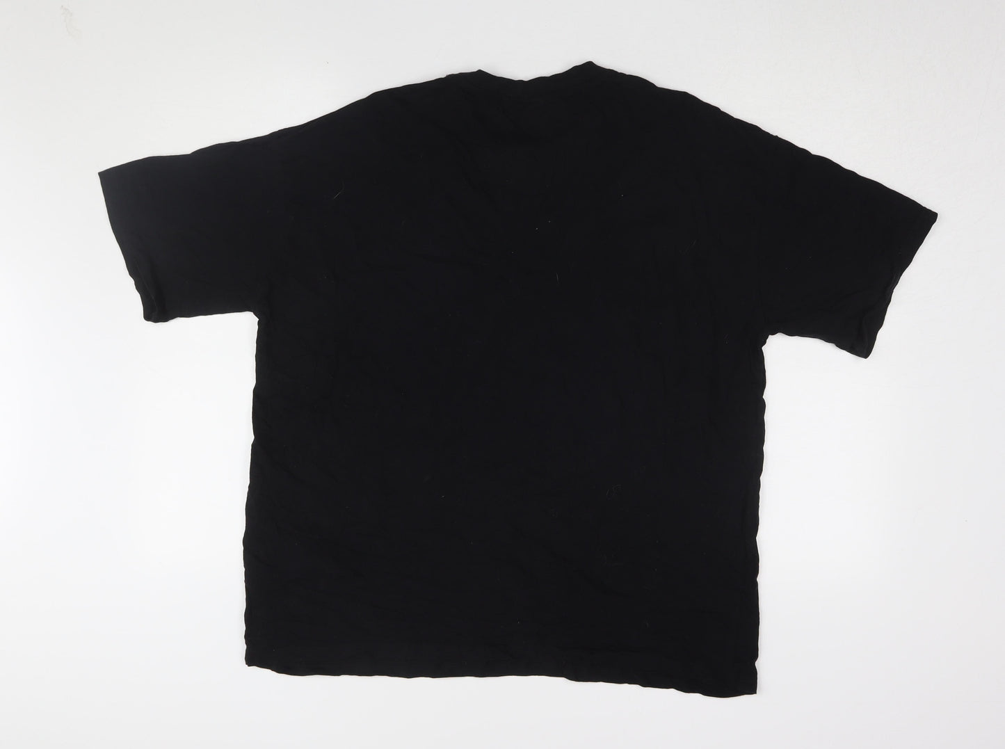 Unisex Adults UK Size L Disney Black Basic T-Shirt