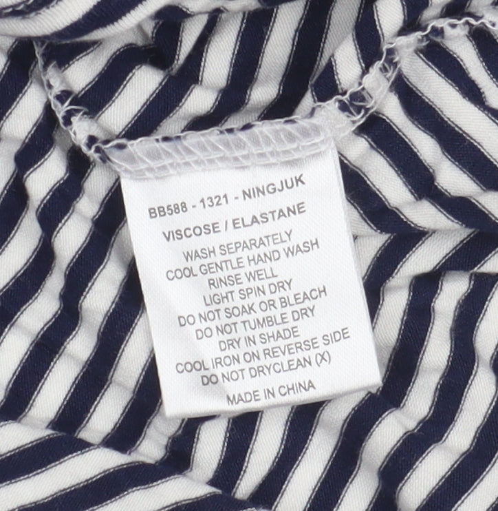 Betty Basics Women's Striped T-Shirt Dress, Size 12