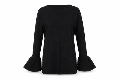 Womens UK Size 8 Apricot Black Pullover Jumper