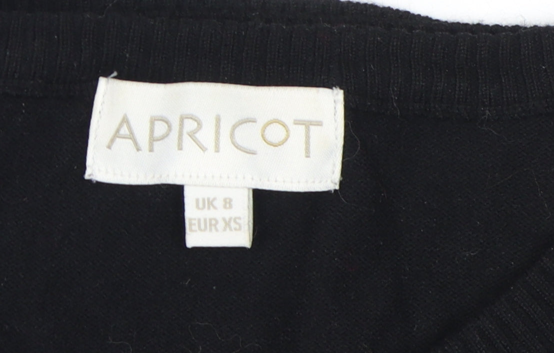 Apricot Women's Black Pullover Jumper Size 8