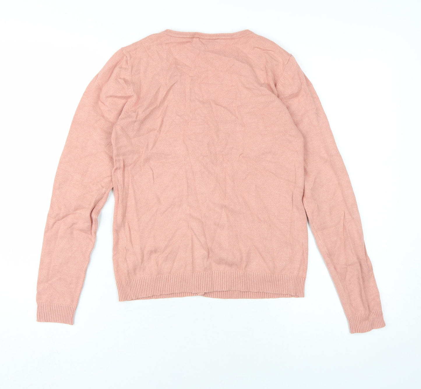 Womens UK Size XS Soaked in Luxury Pink Cardigan Jumper