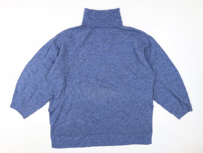 Womens UK Size L H&M Blue Pullover Jumper