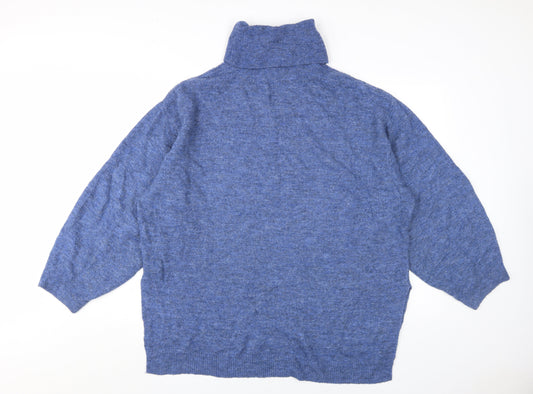 Womens UK Size L H&M Blue Pullover Jumper