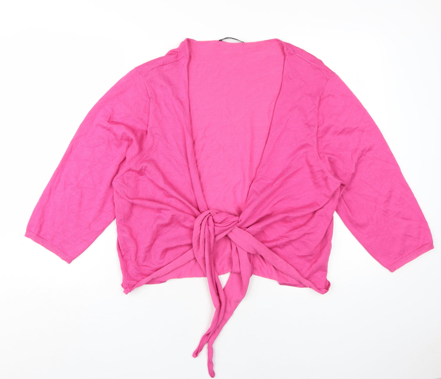 Womens UK Size XL Bm collection Pink Cardigan Jumper