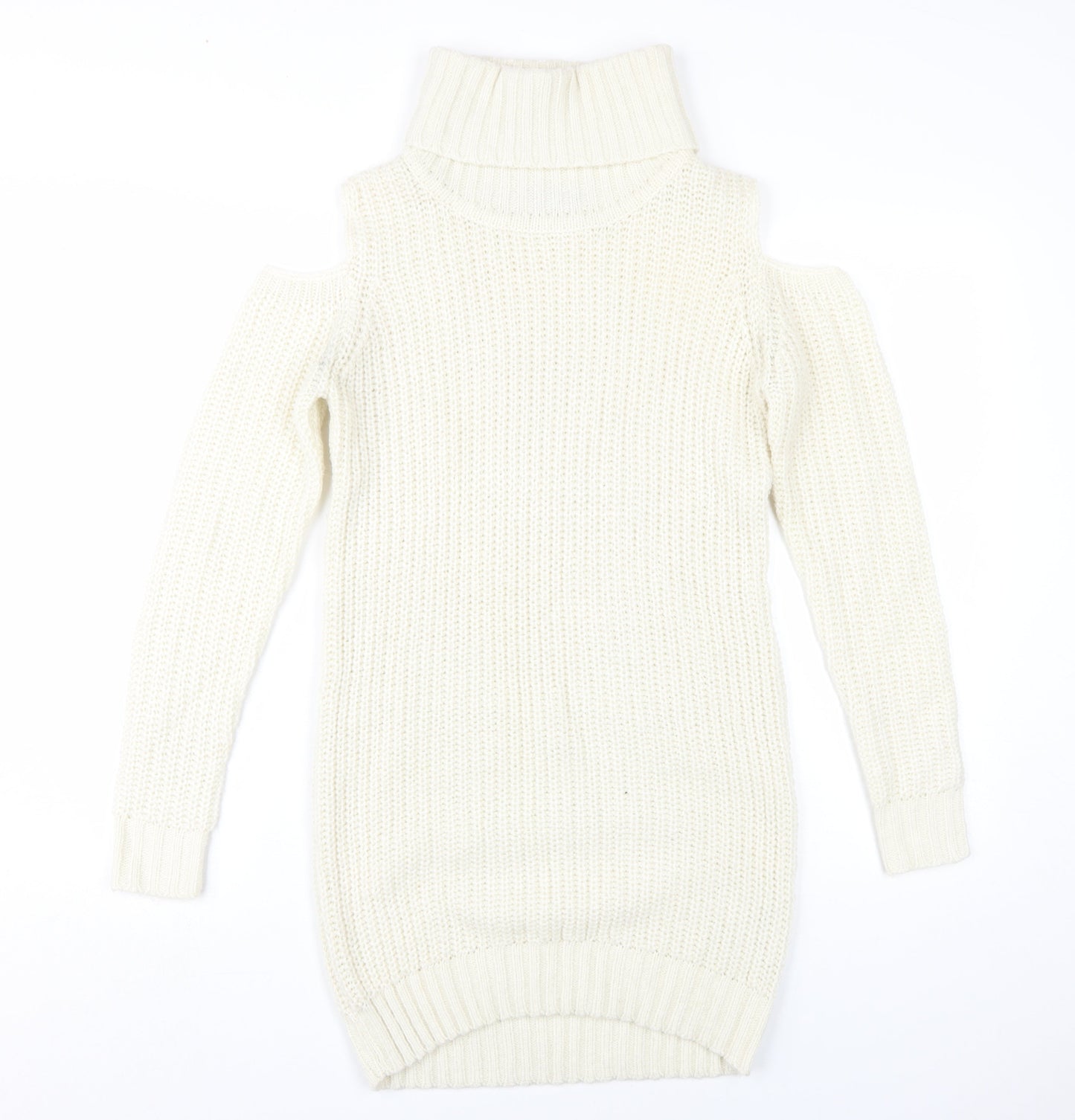 Womens UK Size 8 Fashion Union Ivory Pullover Jumper