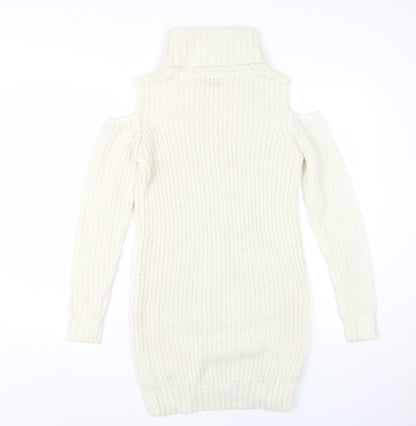 Womens UK Size 8 Fashion Union Ivory Pullover Jumper
