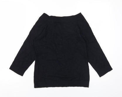 Womens UK Size 10 Marks and Spencer Black Basic Blouse