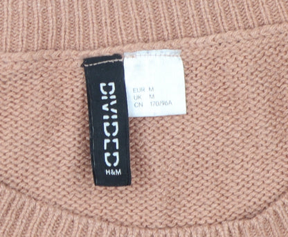 Womens UK Size M H&M Beige Pullover Jumper