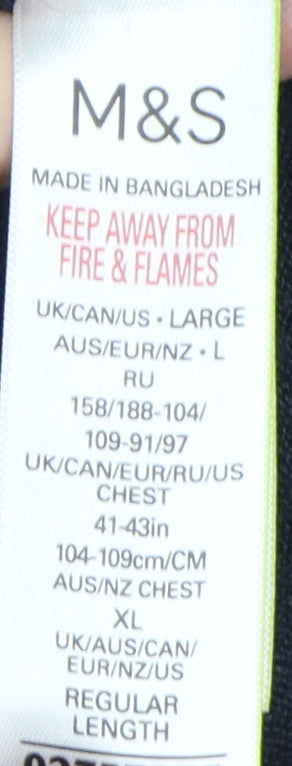 Marks and Spencer Men's Blue L Pullover Jumper