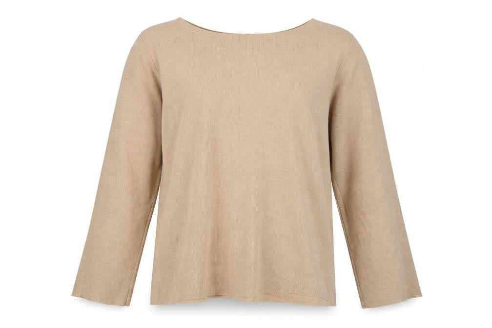 Womens UK Size L Zara Trafaluc Beige Pullover Jumper