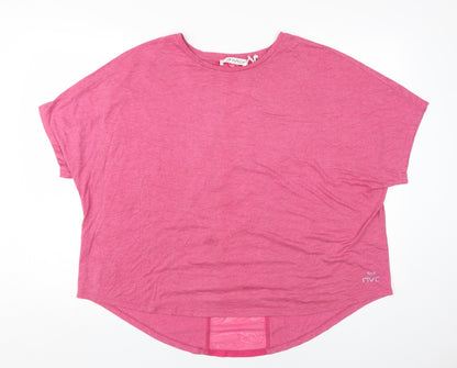 nvc Pink Women's 2XL Relaxed T-Shirt, Lightweight & Soft