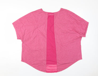 nvc Pink Women's 2XL Relaxed T-Shirt, Lightweight & Soft