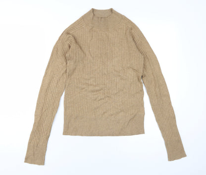 Womens UK Size 6 NEXT Beige Jersey Blouse