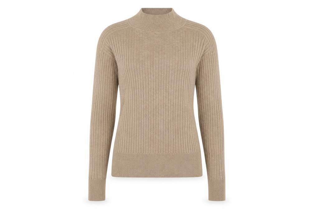 Womens UK Size 6 NEXT Beige Jersey Blouse