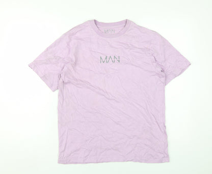 Mens UK Size M boohooMAN Purple  T-Shirt