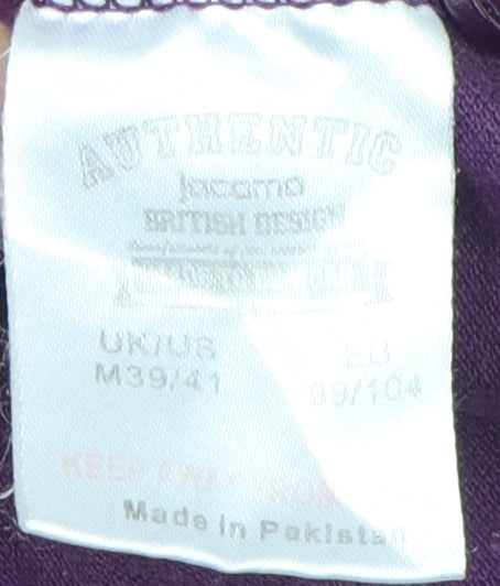 Incotex Jacamo Men's Purple Cotton Polo, M, Casual Wear