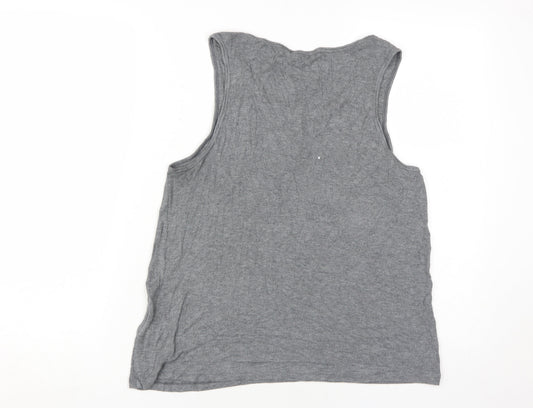 Womens UK Size 16 Marks and Spencer Grey Basic Tank