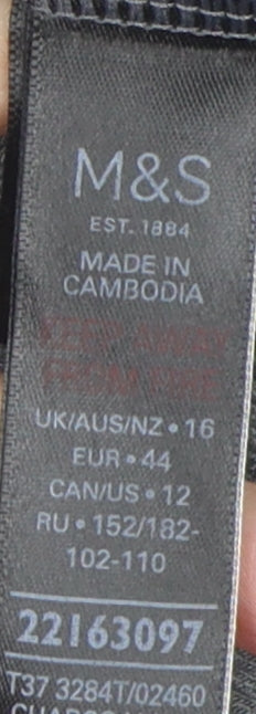 Womens UK Size 16 Marks and Spencer Grey Basic Tank