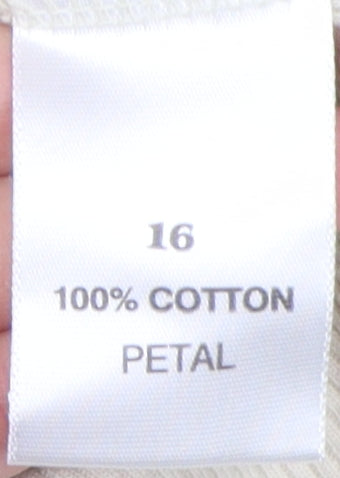 Jessica Reid Women's Beige Tank Top Size 16