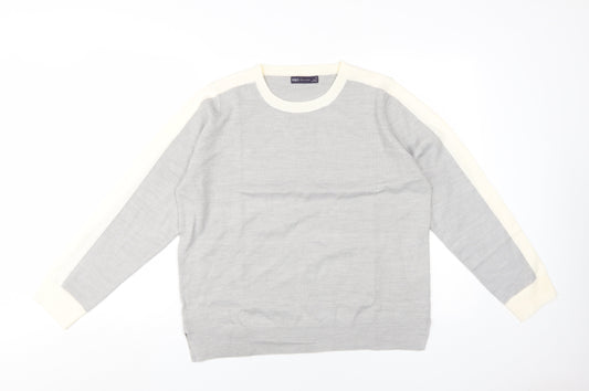 Womens UK Size 16 Marks and Spencer Grey Pullover Jumper