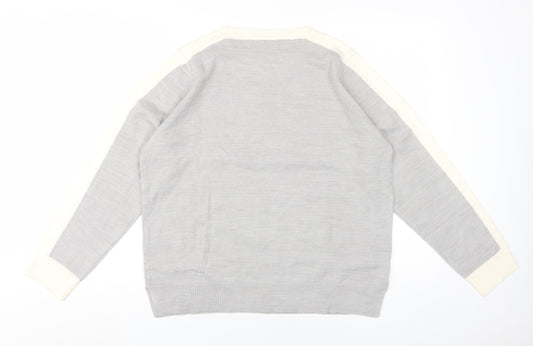 Womens UK Size 16 Marks and Spencer Grey Pullover Jumper