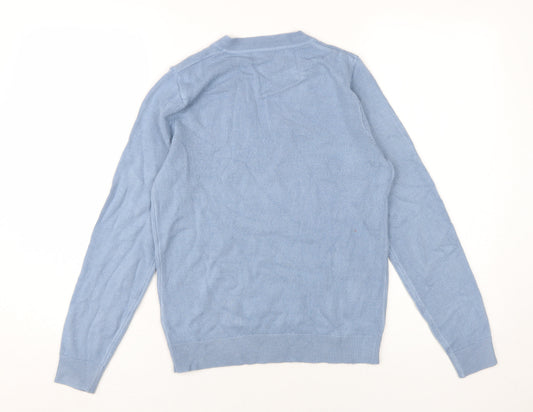 Womens UK Size XS Marks and Spencer Blue Pullover Jumper