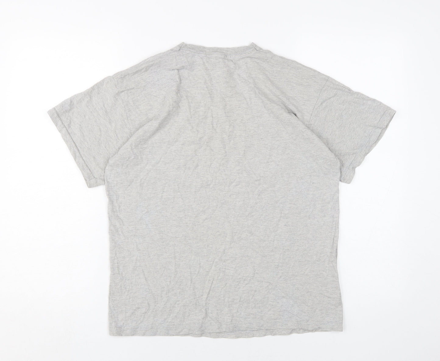 Unisex Adults UK Size M Love Grey Basic T-Shirt